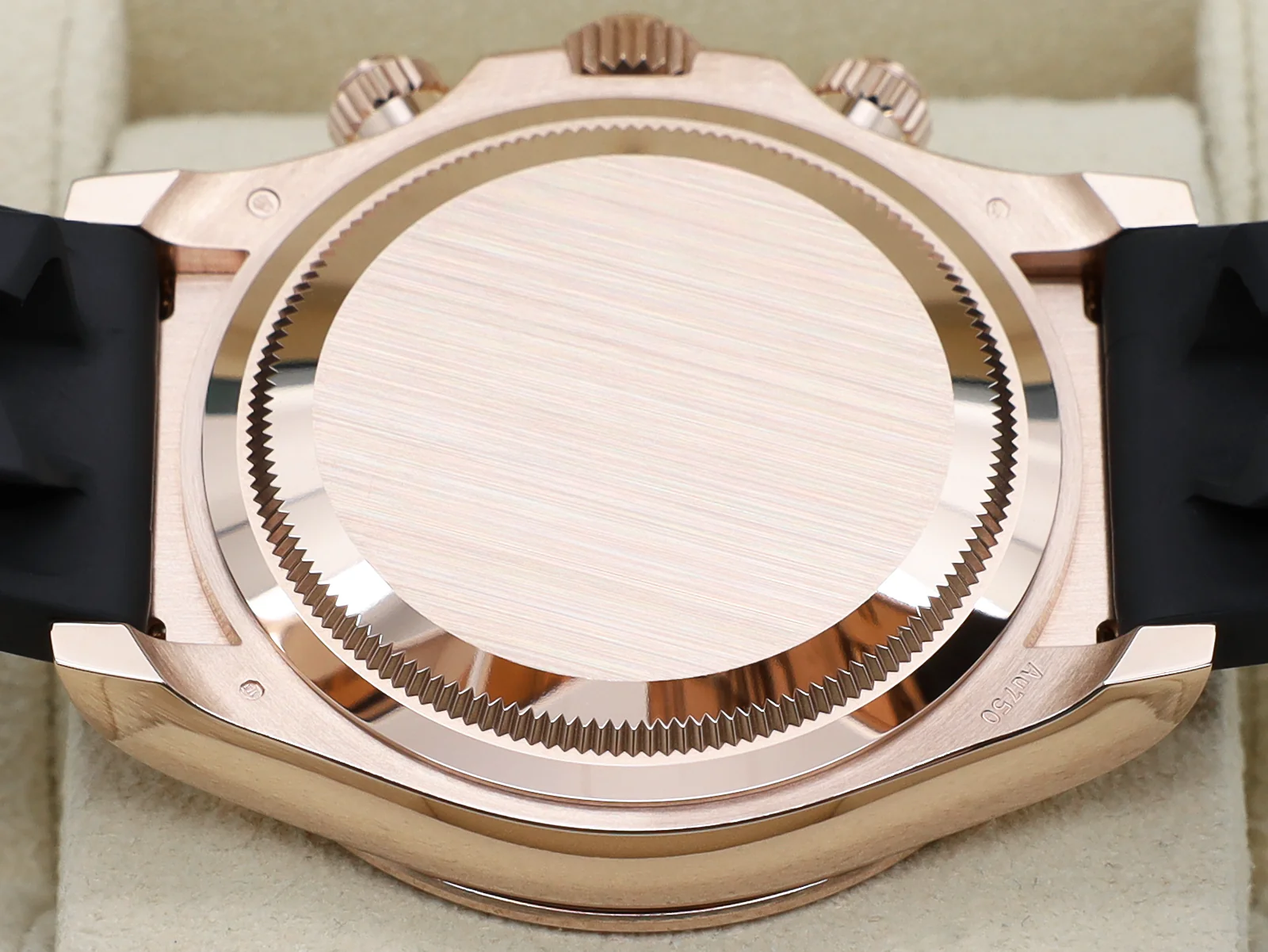 GENTS ROLEX DAYTONA 18ct ROSE GOLD OYSTERFLEX 126515LN BLACK DIAL NEW MODEL WARRANTY 2024 UK B&P - Image 9