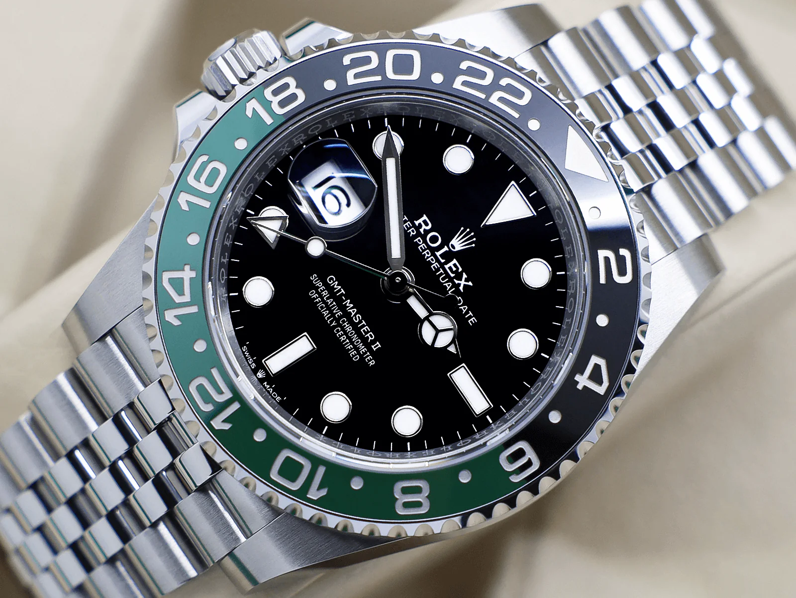 GENTS ROLEX GMT-MASTER II LHD SPRITE 126720VTNR STAINLESS STEEL WARRANTY 2024 UK B&P - Image 3