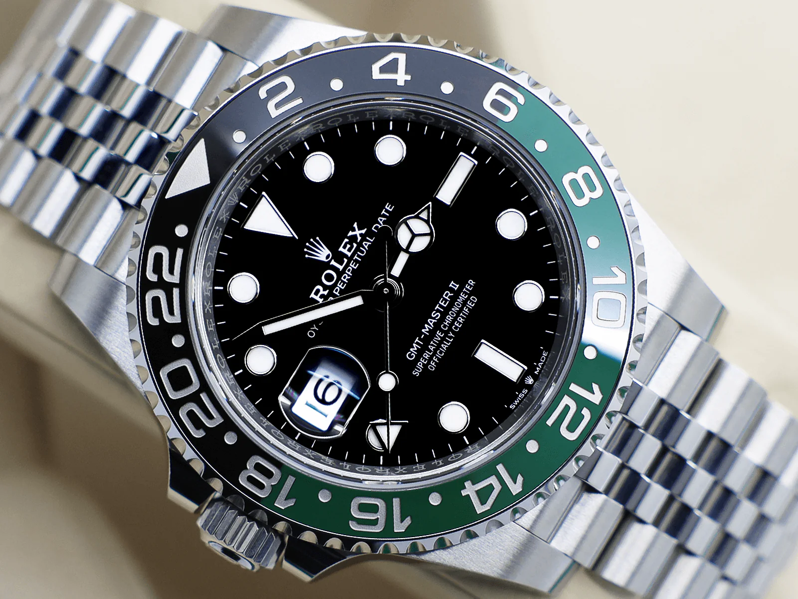 GENTS ROLEX GMT-MASTER II LHD SPRITE 126720VTNR STAINLESS STEEL WARRANTY 2024 UK B&P - Image 6