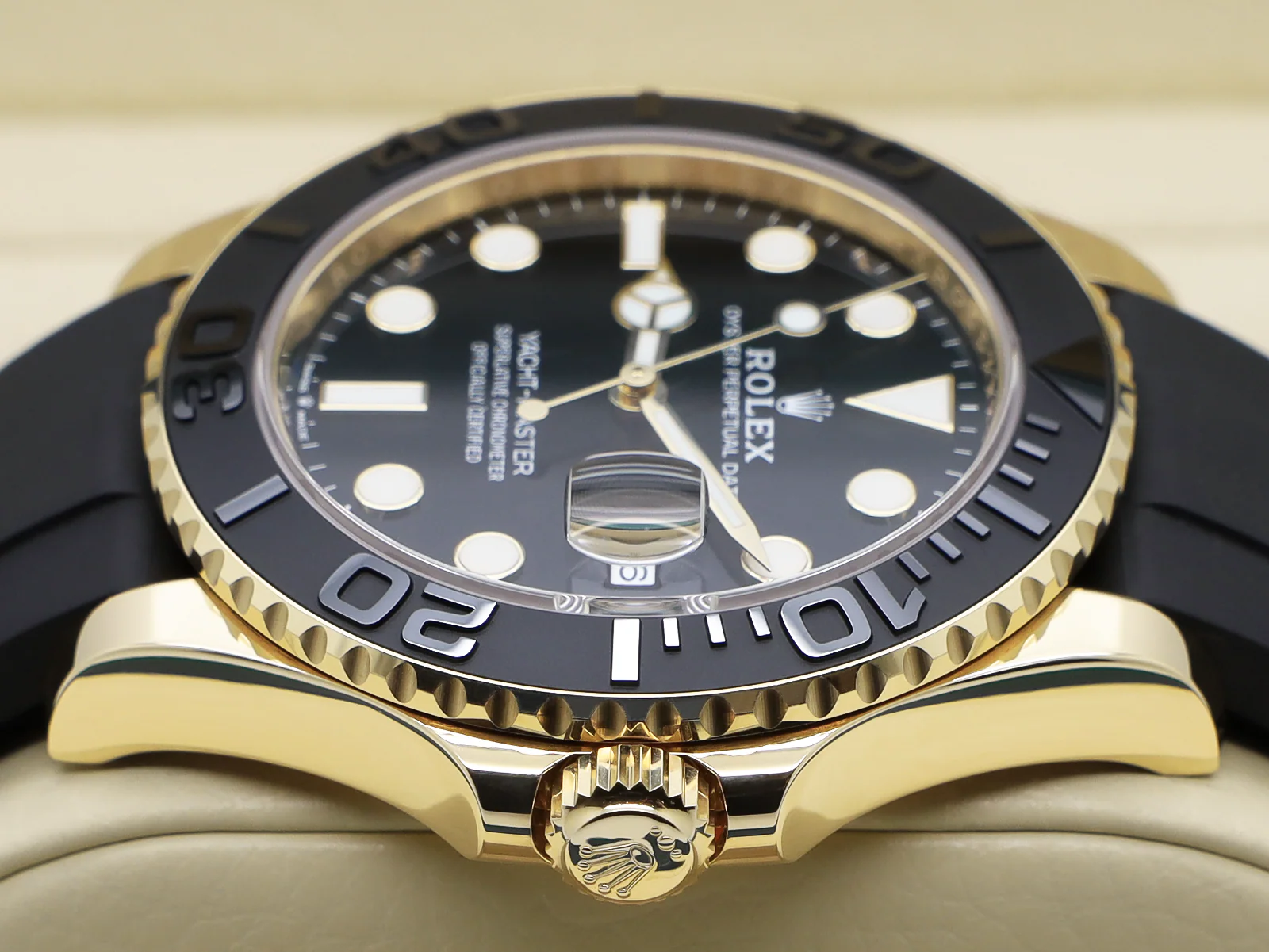 GENTS ROLEX YACHT-MASTER 42mm 226658 18ct YELLOW GOLD OYSTERFLEX STICKERS WARRANTY 2024 UK B&P - Image 7