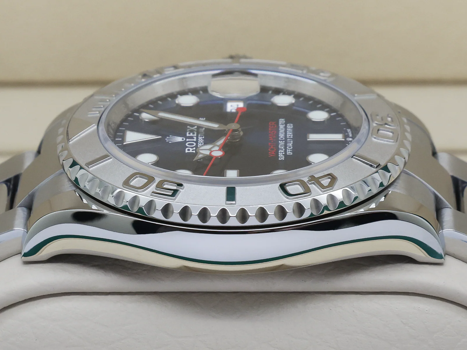 GENTS ROLEX YACHT-MASTER 40 126622 STAINLESS STEEL BLUE DIAL WARRANTY 2019 UK B&P - Image 4