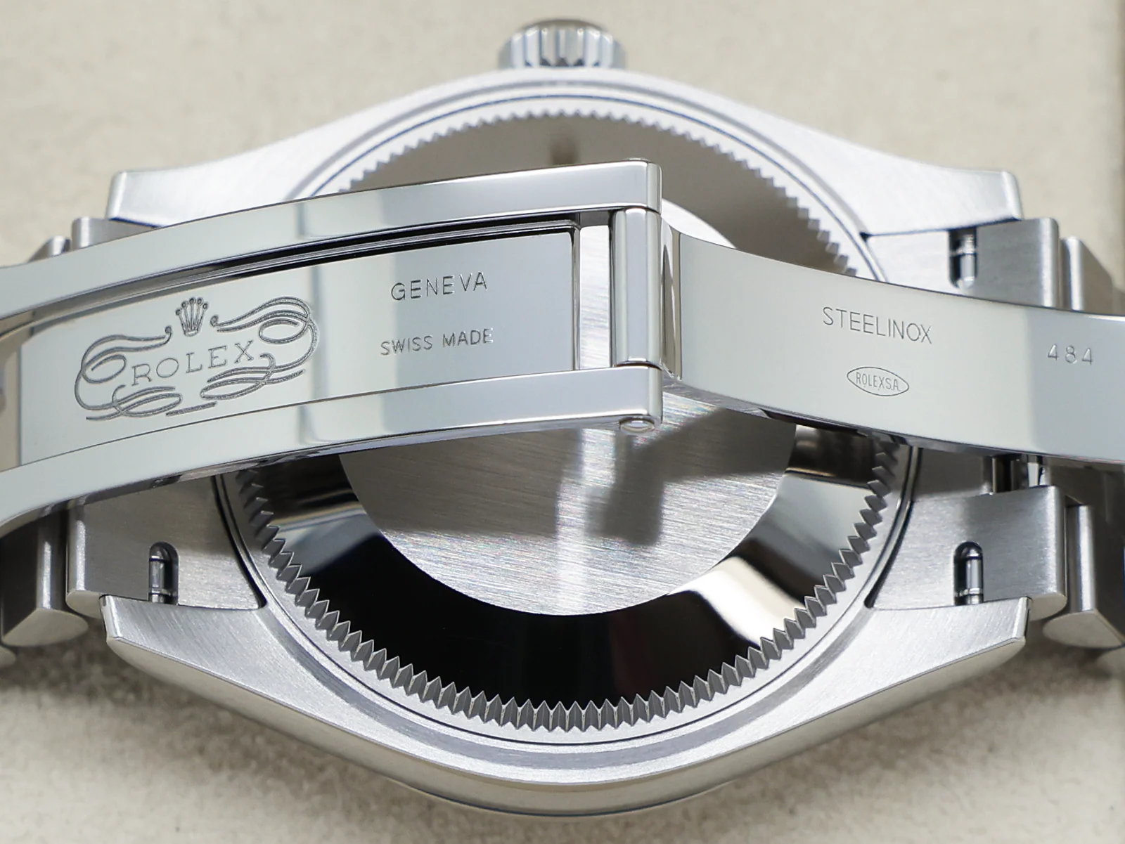 LADIES ROLEX DATEJUST MIDSIZE 31mm 278274 STEEL AZZURRO 'FLORAL' MOTIF DIAMOND DIAL UNWORN 2024 UK B&P - Image 8