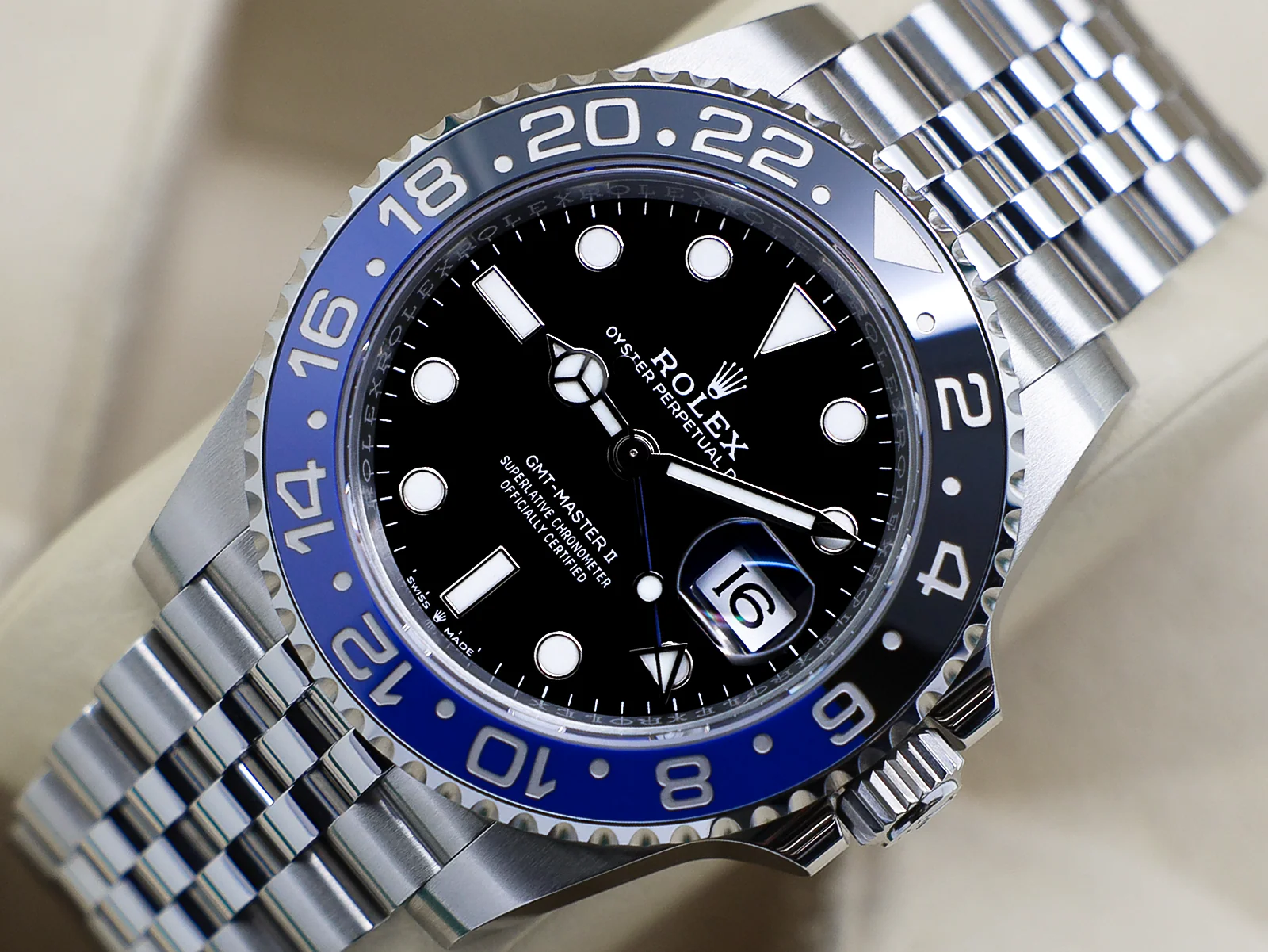 ROLEX GMT-MASTER II BATGIRL 126710BLNR STAINLESS STEEL WARRANTY 2025 UK B&P - Image 3