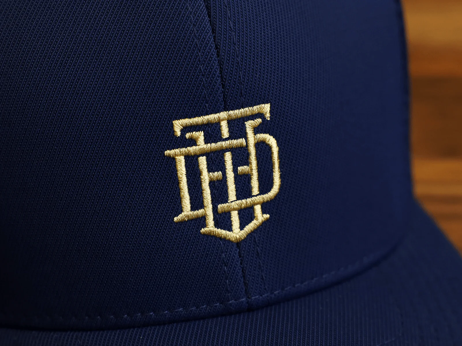 THE HONEST WATCH DEALER 6 PANEL MESH CAP IN NAVY BLUE - Image 4
